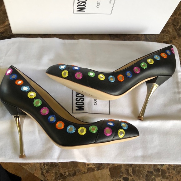 moschino couture shoes